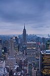 aerial-view-of-new-york-at-dusk-10050423